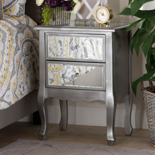 Silver Nightstands You'll Love | Wayfair